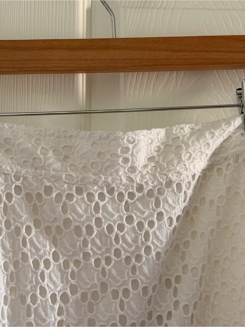 Polo by Ralph Lauren White Eyelet A-Line Skirt